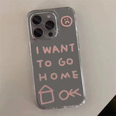 Graffiti Clear Phone Case